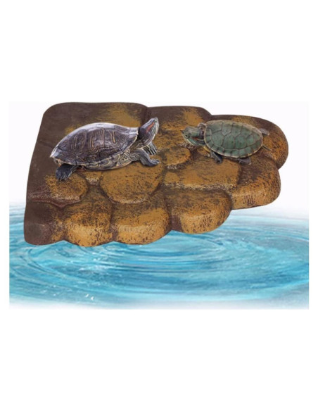 Isla Flotante Semi Acuática Pssopp NS-78 Resina 16x11cm