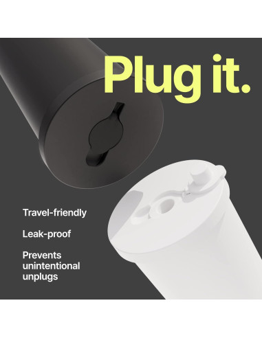 Taza de Boba Reutilizable Dodoko 25oz Acero Inoxidable Negro