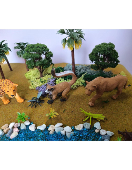 49 Piezas Figuras de Animales de Selva ShenZhen 3.8-6.4 cm