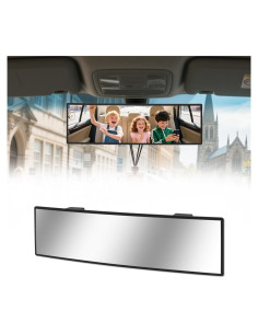 Espejo Retrovisor Panorámico Antideslumbrante HmmtyRack 10"