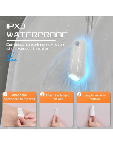 Luz de Inodoro LED con Sensor de Movimiento YF-TOW 8 Colores