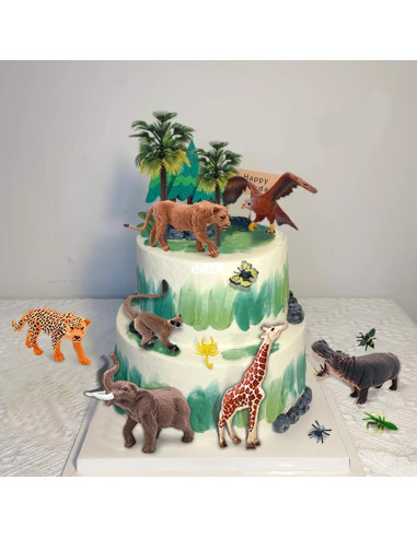 49 Piezas Figuras de Animales de Selva ShenZhen 3.8-6.4 cm