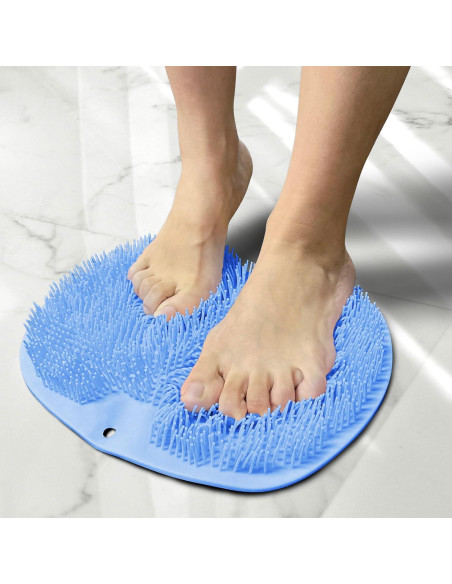Alfombrilla Exfoliante para Pies de Ducha Yuuchoringee Azul