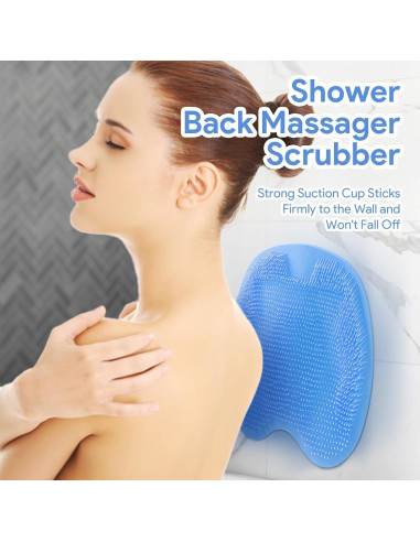 Alfombrilla Exfoliante para Pies de Ducha Yuuchoringee Azul