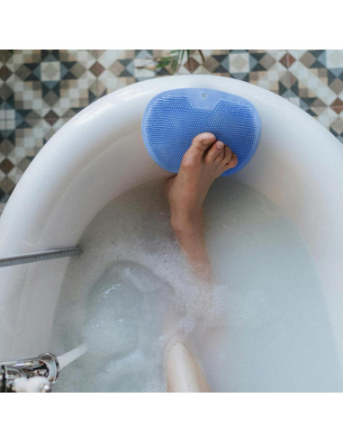 Alfombrilla Exfoliante para Pies de Ducha Yuuchoringee Azul