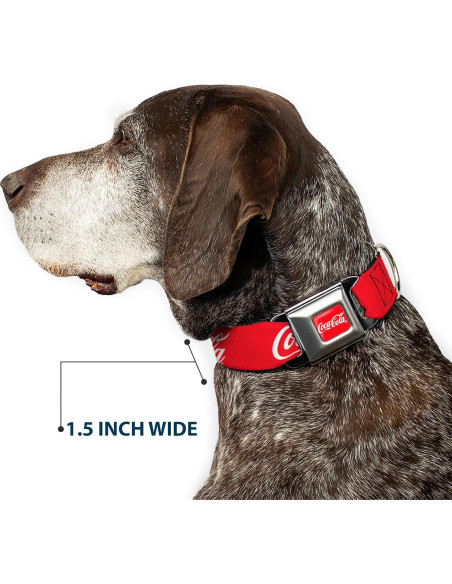 Collar para Perros Coca-Cola con Hebilla de Seguridad 24.1-33 cm Collar para Perros Coca-Cola con Hebilla de Seguridad 24.1-33 cm
