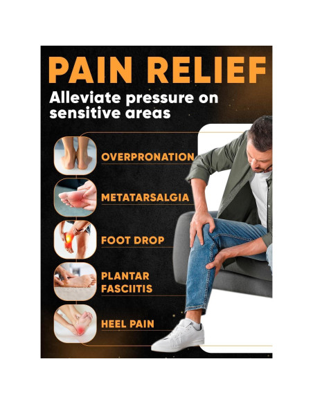 Plantillas Ortopédicas CRUVHEAL Arco Alto para Fascitis Plantar Plantillas Ortopédicas CRUVHEAL Arco Alto para Fascitis Plantar