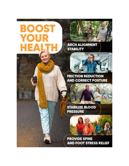 Plantillas Ortopédicas CRUVHEAL Arco Alto para Fascitis Plantar Plantillas Ortopédicas CRUVHEAL Arco Alto para Fascitis Plantar