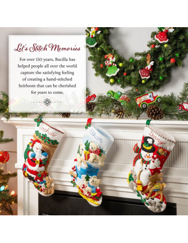 Kit de Adornos de Fieltro Bucilla Gatitos Traviesos 6 Piezas