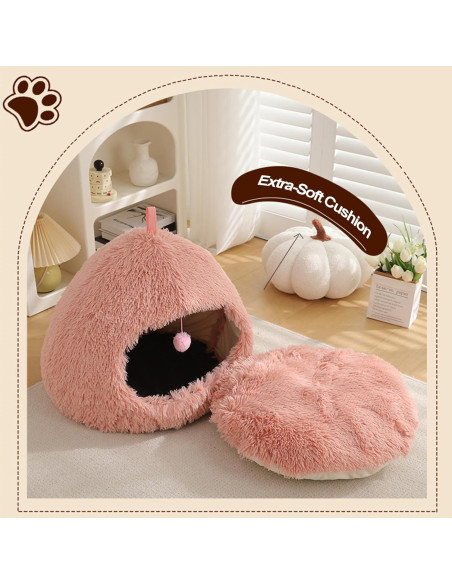 Cueva para Gatos VARMTOR Gris Degradado 45.72x45.72x38.1 cm