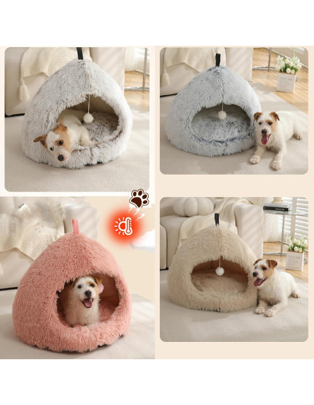 Cueva para Gatos VARMTOR Gris Degradado 45.72x45.72x38.1 cm