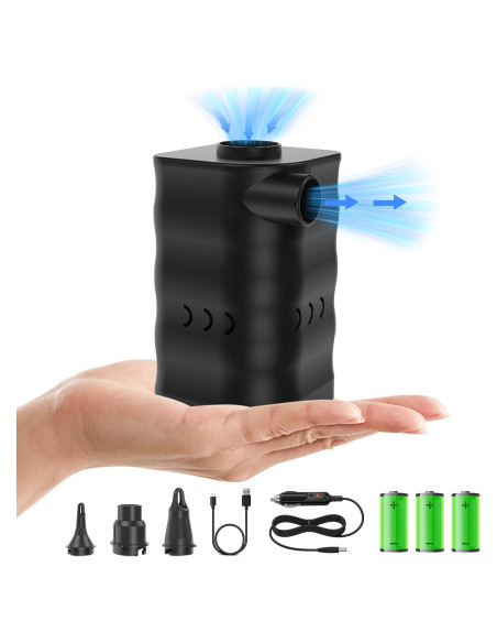 Bomba de Aire Eléctrica Woowind AP6, Inflador Portátil 6000mAh