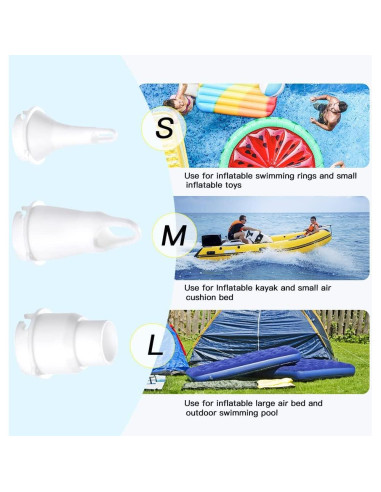 Bomba de Aire Eléctrica Woowind AP6, Inflador Portátil 6000mAh