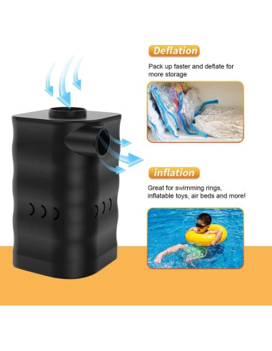 Bomba de Aire Eléctrica Woowind AP6, Inflador Portátil 6000mAh