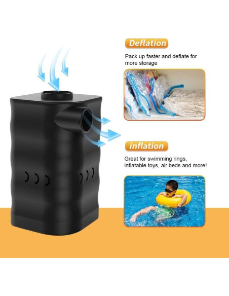 Bomba de Aire Eléctrica Woowind AP6, Inflador Portátil 6000mAh