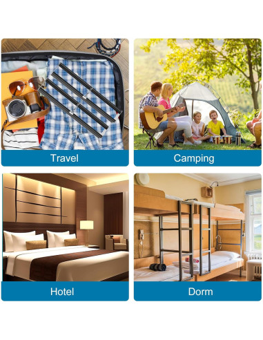 Perchas para Pantalones Besslly 6 Capas Acero Inoxidable