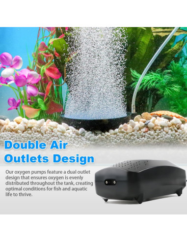 Bomba de Aire Coospider 12W Ultra Silenciosa para Acuario