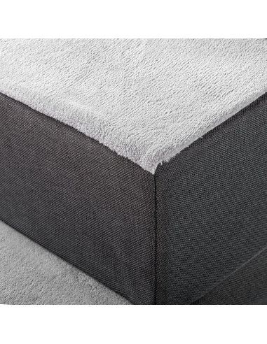 Escalera para Mascotas ZINUS 2 Pasos Pequeña Gris 35.56x43.18cm