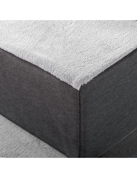 Escalera para Mascotas ZINUS 2 Pasos Pequeña Gris 35.56x43.18cm