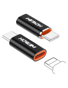 Adaptador Lightning a USB-C HOWJIM 2Pack Carga Rápida 27W