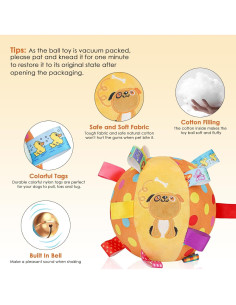 Juguete de Peluche Interactivo para Perros Letalong 15 cm 2