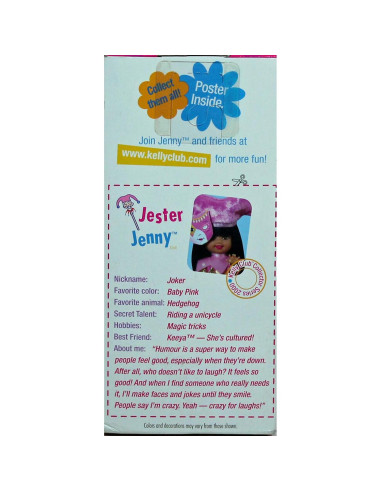 Muñeca Jester Jenny Mattel Kelly Club 11.4 cm 1999