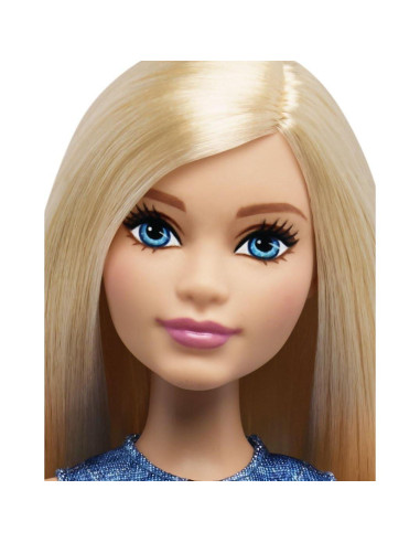 Muñeca Barbie Fashionistas 22 Chic Chambray - Curvy 187g