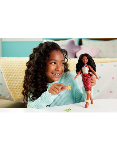 Muñeca Tautai Moana de Mattel Disney 28 cm, Cambia Color