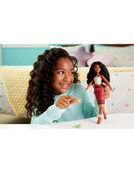 Muñeca Tautai Moana de Mattel Disney 28 cm, Cambia Color