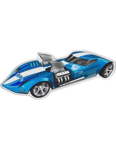 Moneda Hot Wheels Twin Mill 1 oz Plata Pura 2023