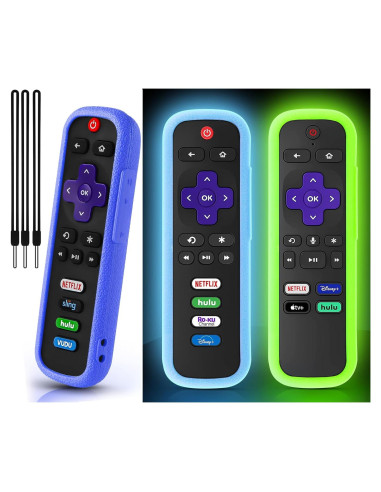 Funda Protectora de Silicona para Control Remoto Roku - SOTATOO