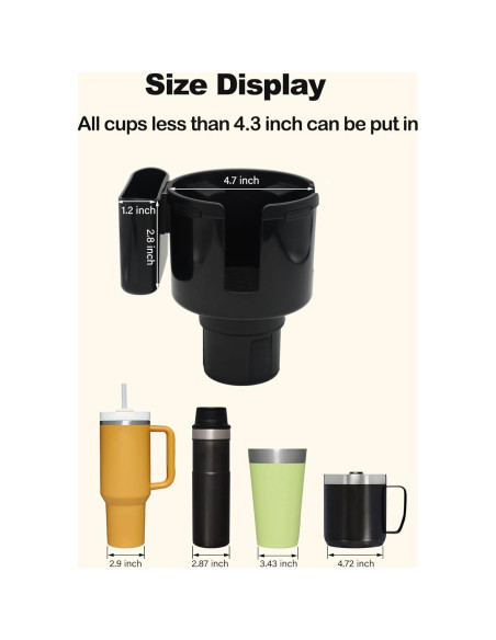 Soporte para Teléfono y Expander de Portavasos Tesheer