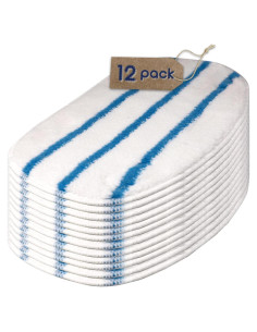 Almohadillas de Reemplazo Flammi para Mopas PurSteam 10-en-1 - Paquete de 12