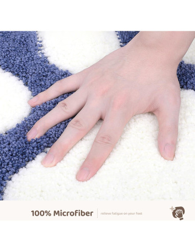Alfombra de Baño Antideslizante Molesun Azul 43x58 cm