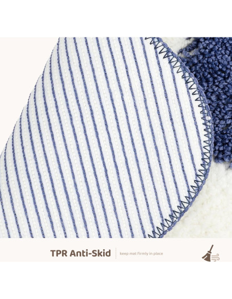 Alfombra de Baño Antideslizante Molesun Azul 43x58 cm