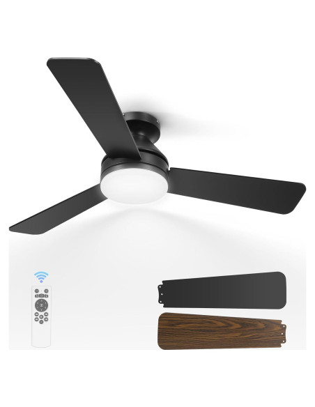 Ventilador de Techo Dgguo 42" con Luz LED y Control Remoto Ventilador de Techo Dgguo 42" con Luz LED y Control Remoto