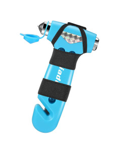 Martillo de Seguridad para Coche Yiader 3 en 1 Azul