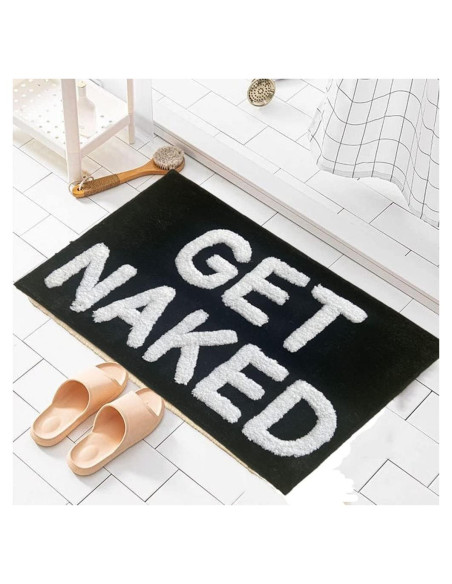 Alfombra de Baño Antideslizante Zeeinx Get Naked 40x61cm