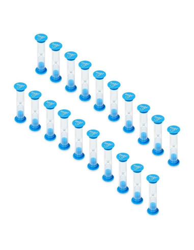 Temporizador de Arena Dsmile 2 Minutos Set de 20 Plástico