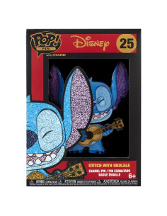 Pin de Esmalte Pop! Funko Lilo y Stitch - Stitch con Ukulele