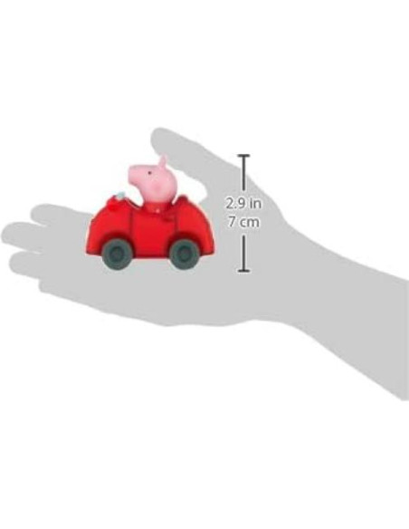 Vehículo Peppa Pig Buggie Rojo con Figura para Preescolar