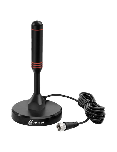 Antena de TV Digital HD Chaowei DTA66 con Base Magnética