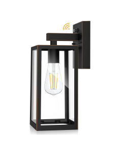 Lámpara de Pared Exterior SHINE HAI con Sensor Dusk to Dawn