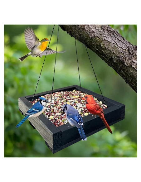 Comedero de Aves Colgante de Madera Strange Koala 22.86cm