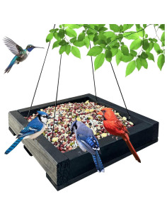 Comedero de Aves Colgante de Madera Strange Koala 22.86cm 2