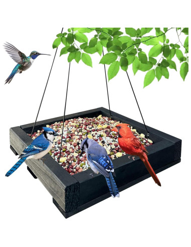 Comedero de Aves Colgante de Madera Strange Koala 22.86cm