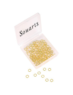 Anillas de Salto Cerradas Souarts 4mm Plata 100pcs Joyería