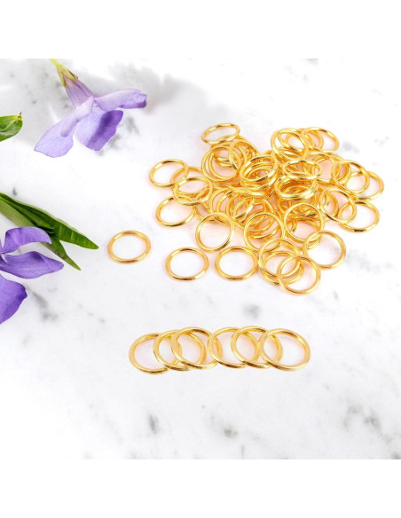 Anillas de Salto Cerradas Souarts 4mm Plata 100pcs Joyería