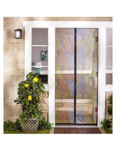 Pantalla Magnética de Malla Total Vision 40" x 85.5" - Patrón Mariposa