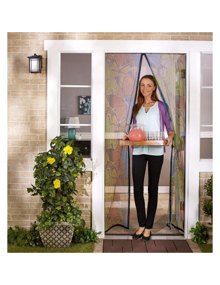 Pantalla Magnética de Malla Total Vision 40" x 85.5" - Patrón Mariposa